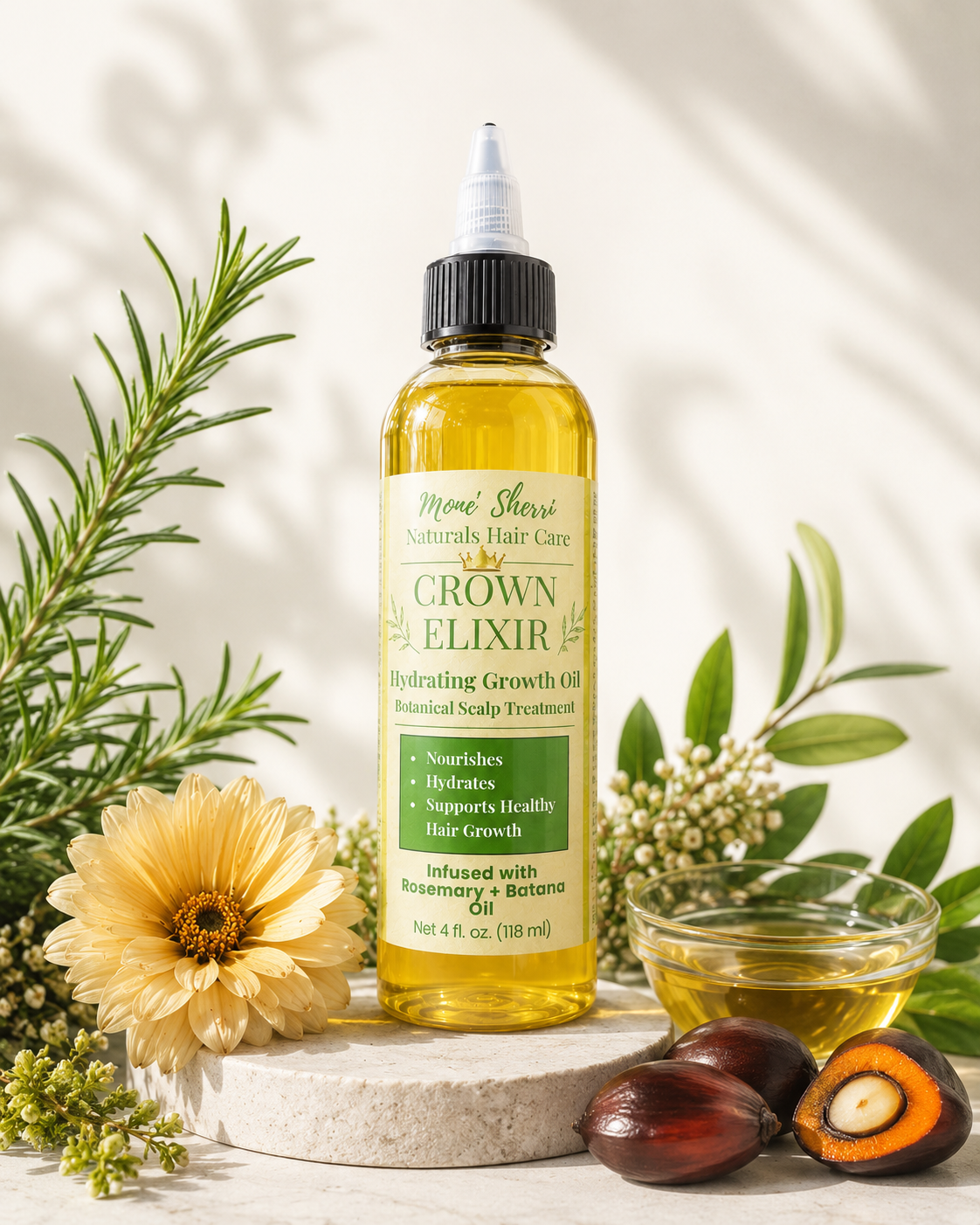 Crown Elixir Hydrating Growth Oil - Image 4